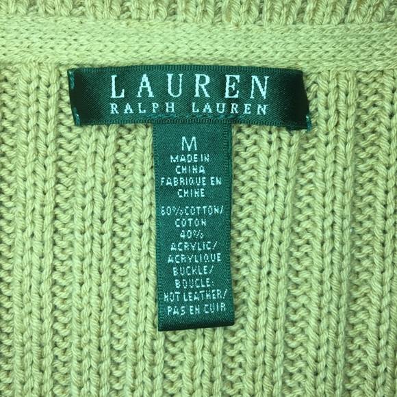 Ralph Lauren cardigan sweater size medium - Picture 5 of 7